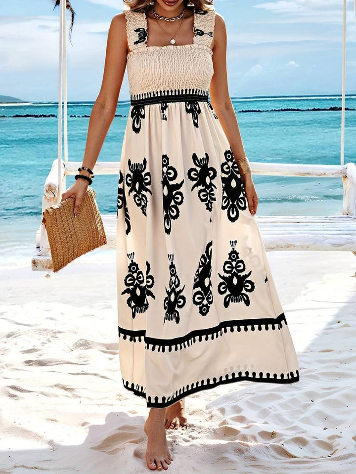 Sophie Sukienka Maxi Damska – Styl boho, zwiewny fason podkreślający sylwetkę i lekka wygoda