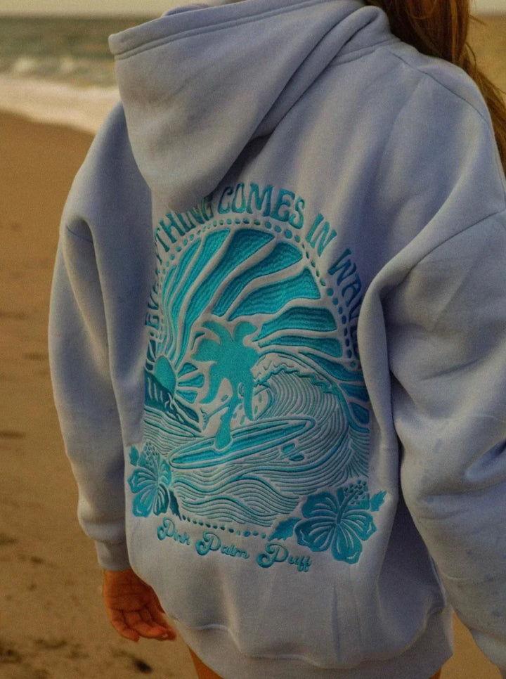 Ethan Bluza Oversize – Wygodna Bluza z Nadrukiem Surfowym i Luźnym Krojem
