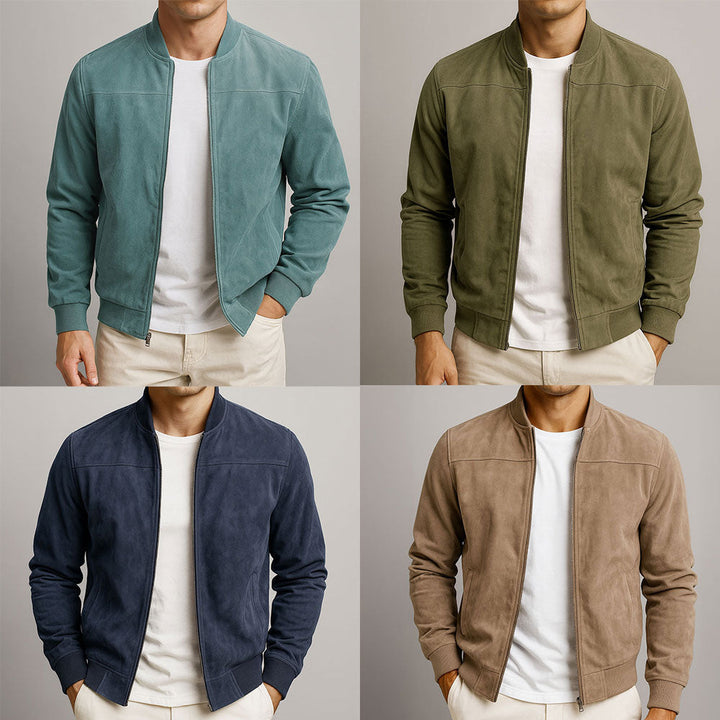 Bramwell | Minimalistyczna Kurtka Bomber z Wąskim Fasonem