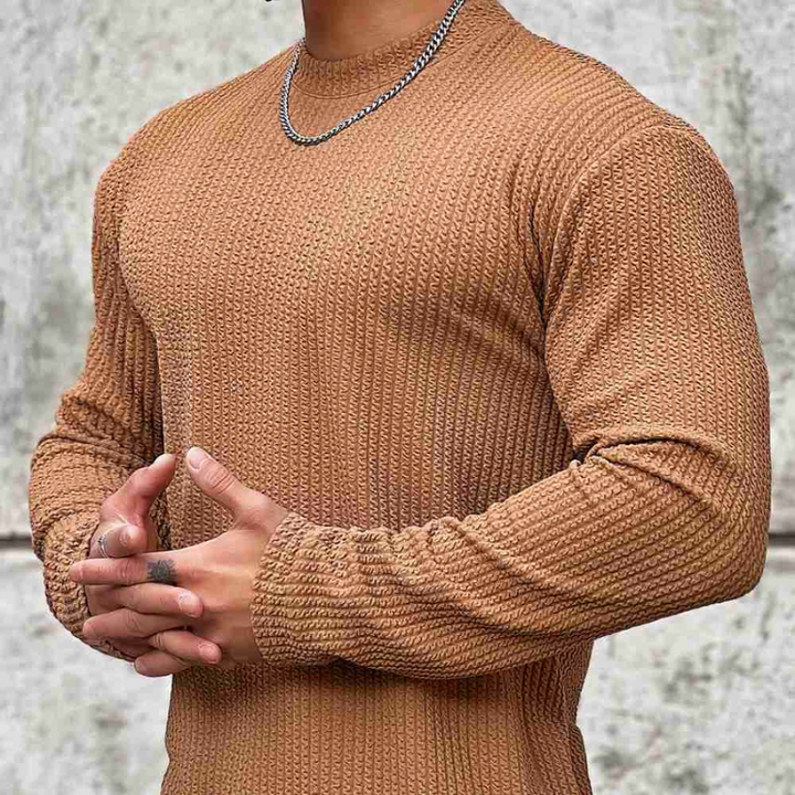 Dave Sweter Męski – Casualowy Sweter z Miękkiej Dzianiny Wygodny i Elegancki na Co Dzień