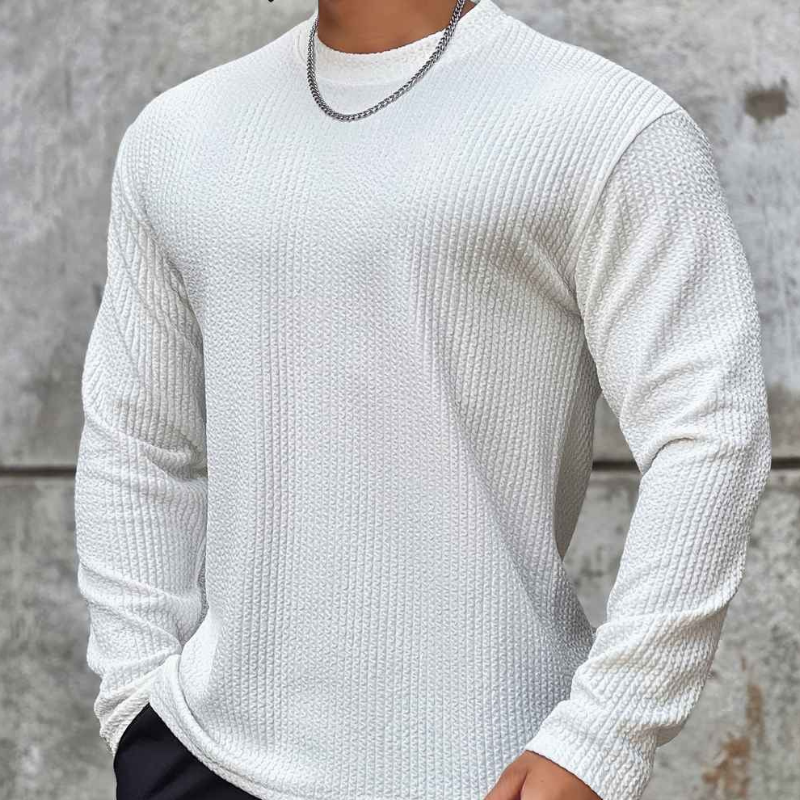 Dave Sweter Męski – Casualowy Sweter z Miękkiej Dzianiny Wygodny i Elegancki na Co Dzień