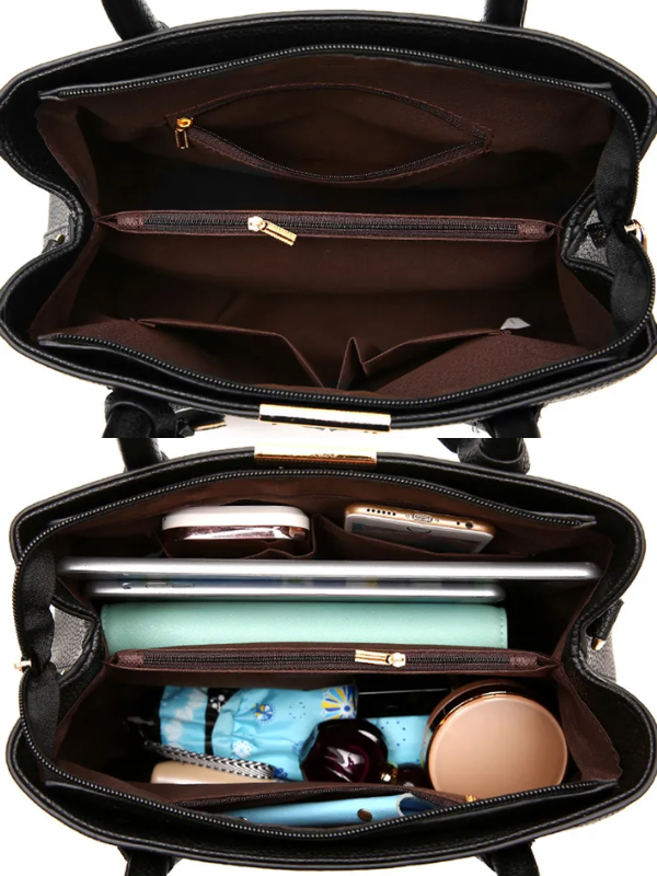Elnora Crossbody Tote Bag - Stylowa i przestronna torebka z regulowanym paskiem na ramię