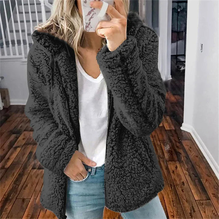 Olivia Kardigan Damski – Miękki Kardigan z Polaru Wygodny & Elegancki na Co Dzień