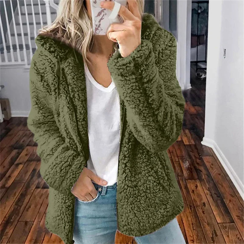 Olivia Kardigan Damski – Miękki Kardigan z Polaru Wygodny & Elegancki na Co Dzień