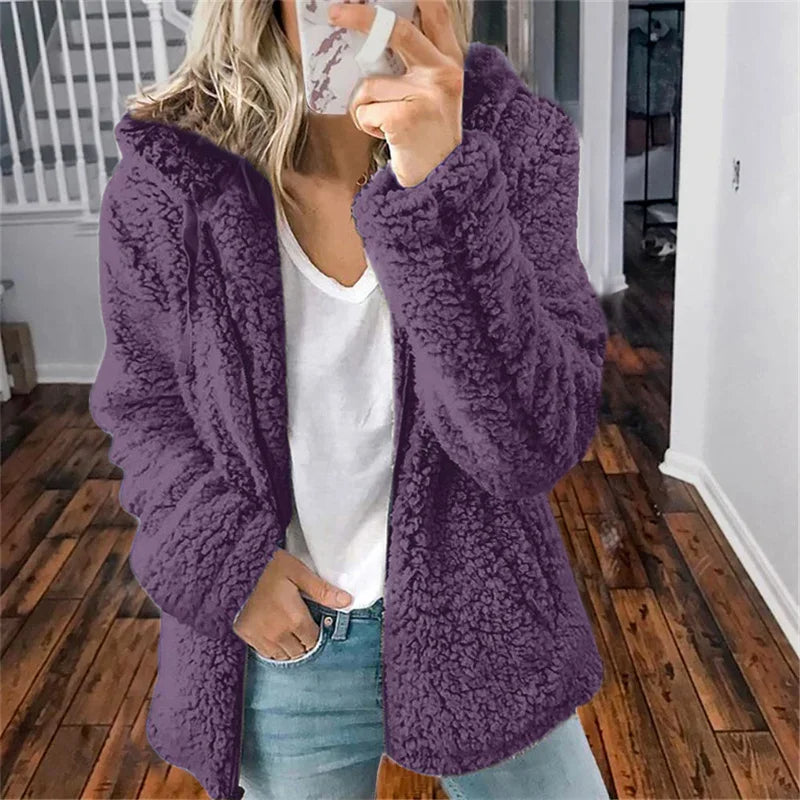 Olivia Kardigan Damski – Miękki Kardigan z Polaru Wygodny & Elegancki na Co Dzień