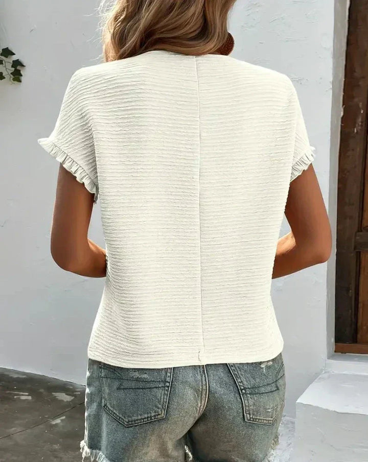 Rima T-Shirt Damski – Klasyczny Lekki T-Shirt z Oddychającej Tkaniny i Wyszczuplającym Krojem