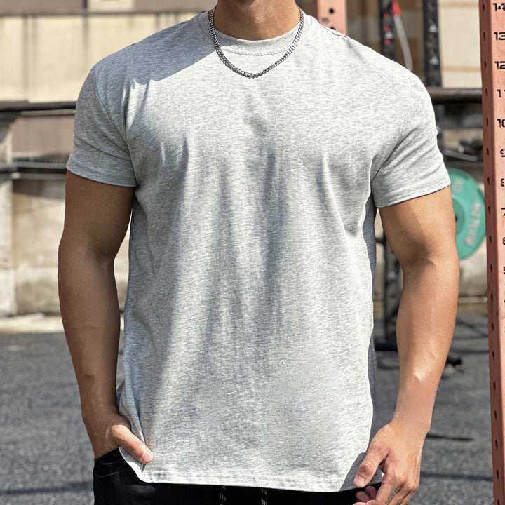 Liam Koszulka Sportowa Męska – Luźny Bawełniany T-Shirt z Krótkim Rękawem i Oddychającym Designem