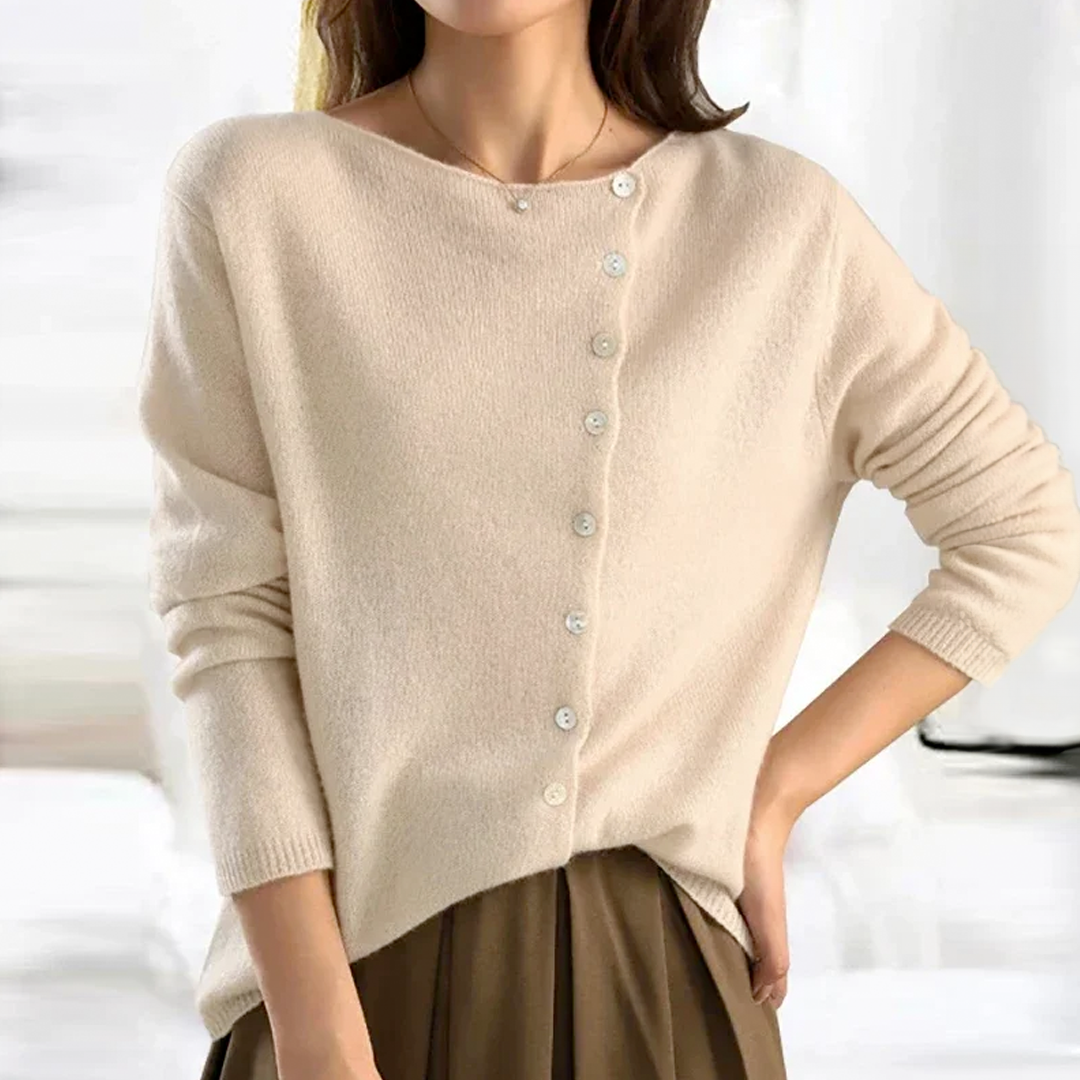 Heather Kardigan Damski – Elegancki Sweter z Delikatnej Wełny z Szykownym Zapięciem i Luksusowym Komfortem