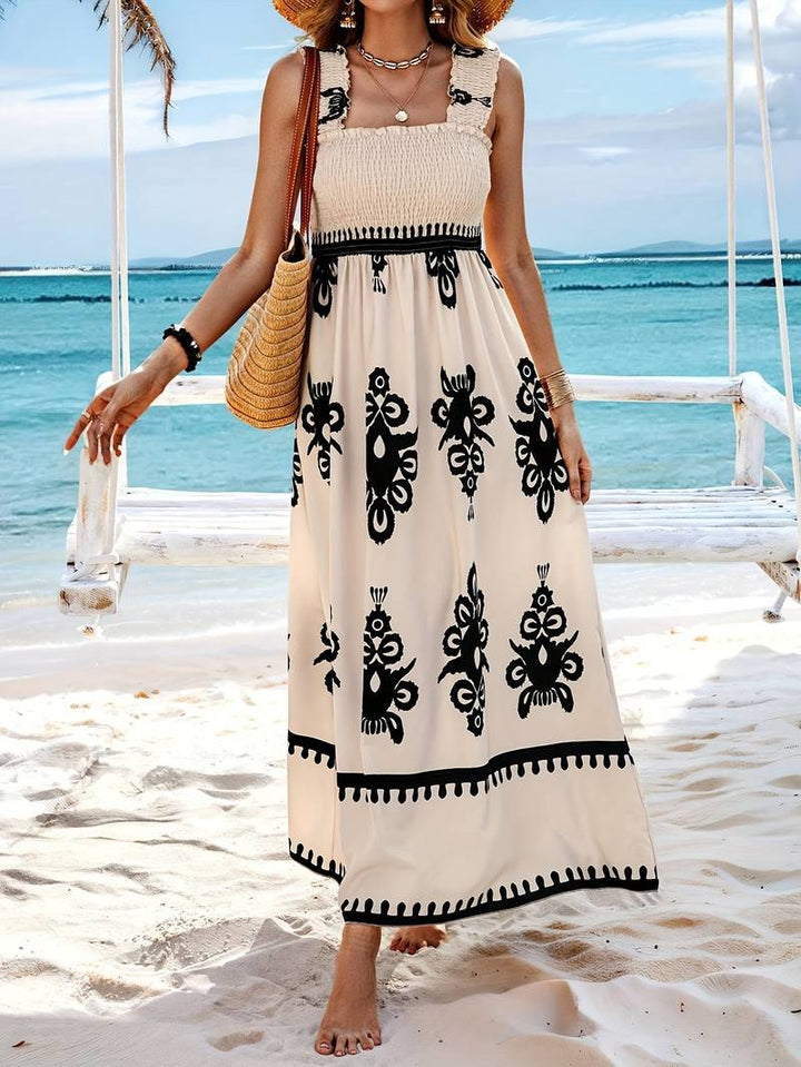 Sophie Sukienka Maxi Damska – Styl boho, zwiewny fason podkreślający sylwetkę i lekka wygoda