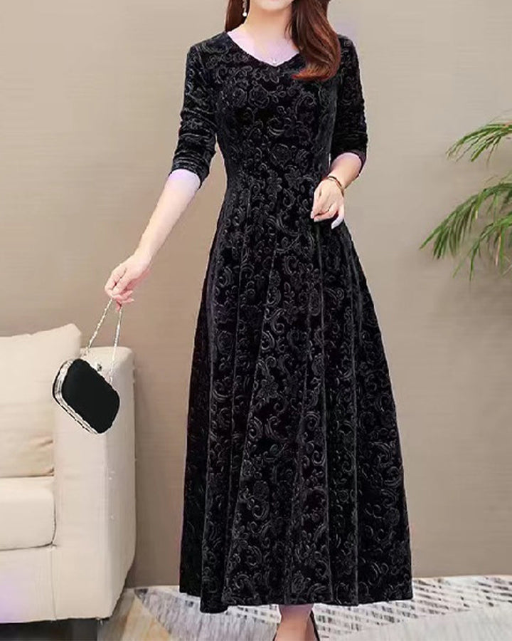 Margaret Sukienka Damska – Elegancka Sukienka w Kształcie Litery A z Kobiecym Krojem na Uroczyste Okazje