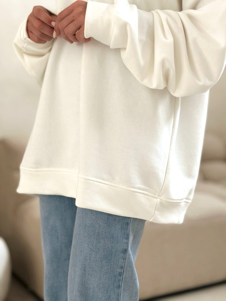 Lucia Damski Sweter – Ponadczasowy Oversize Sweter z Trwałego Materiału o Klasycznym Designie