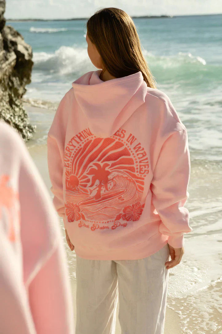 Ethan Bluza Oversize – Wygodna Bluza z Nadrukiem Surfowym i Luźnym Krojem