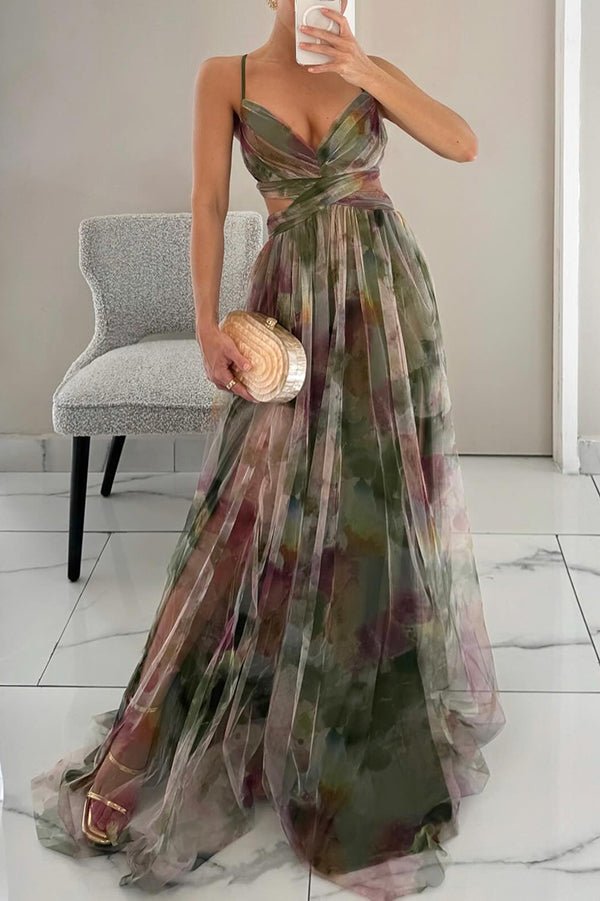 Jaciah Sukienka Maxi Damska – Elegancka Letnia Sukienka z Lekkich Tkanin na Wesela i Przyjęcia