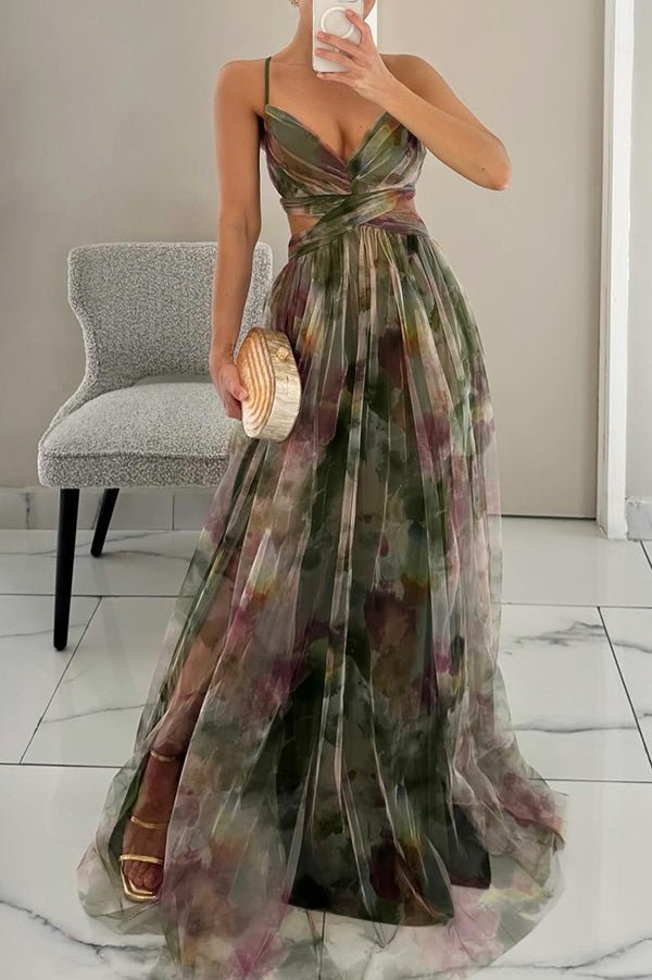 Jaciah Sukienka Maxi Damska – Elegancka Letnia Sukienka z Lekkich Tkanin na Wesela i Przyjęcia