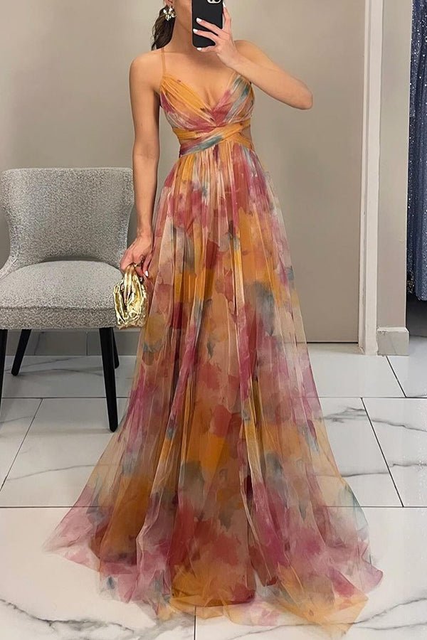 Jaciah Sukienka Maxi Damska – Elegancka Letnia Sukienka z Lekkich Tkanin na Wesela i Przyjęcia