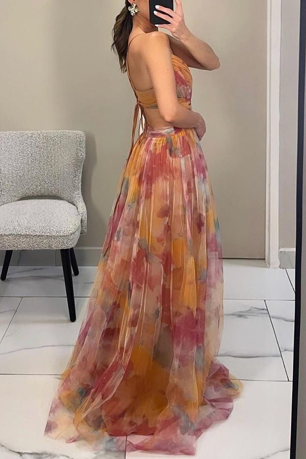 Jaciah Sukienka Maxi Damska – Elegancka Letnia Sukienka z Lekkich Tkanin na Wesela i Przyjęcia