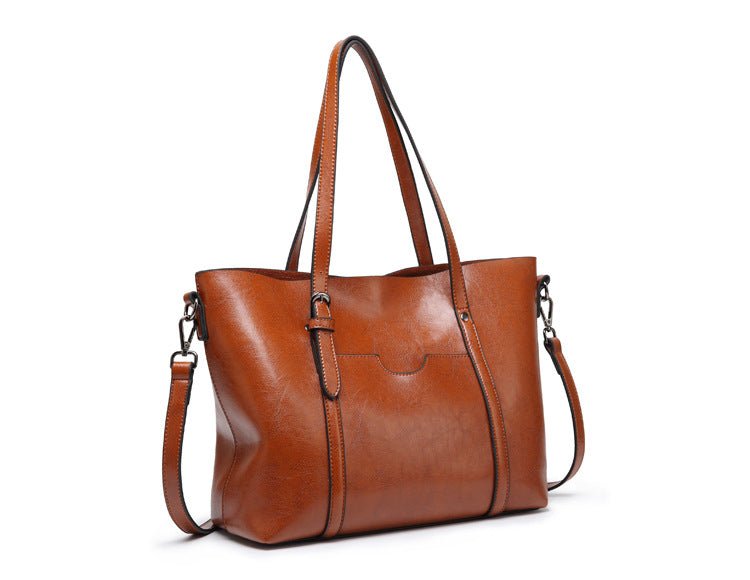 Nyomi Torebka Shopper Damska – Duża Skórzana Torebka do Pracy, Elegancka i Funkcjonalna