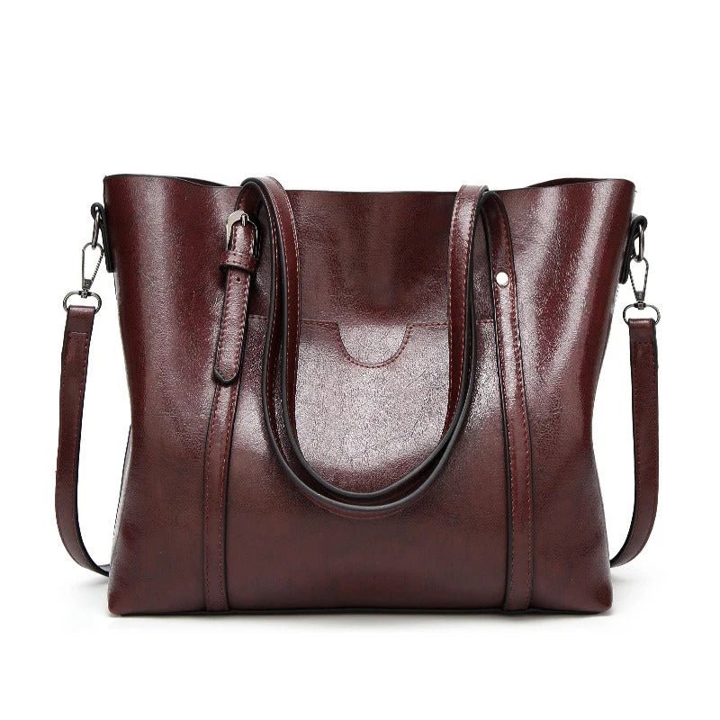 Nyomi Torebka Shopper Damska – Duża Skórzana Torebka do Pracy, Elegancka i Funkcjonalna