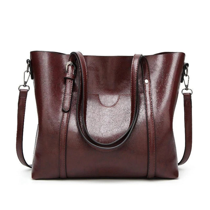 Nyomi Torebka Shopper Damska – Duża Skórzana Torebka do Pracy, Elegancka i Funkcjonalna