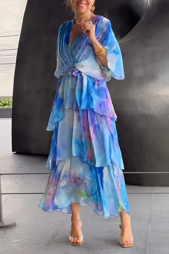 Anya Sukienka Maxi Damska – Długa, Elegancka i Zwiewna Sukienka na Lato, Stylowa i Wygodna na Co Dzień