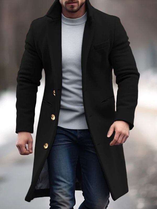 Cris Płaszcz Zimowy Męski – Ciepły, Wygodny i Elegancki