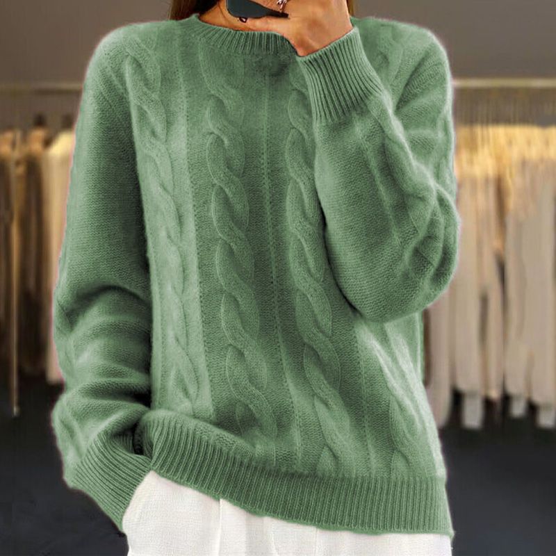 Naomi Sweter Damski z Wełny – Miękki i Elegancki Sweter Premium w Nowoczesnym i Wygodnym Stylu
