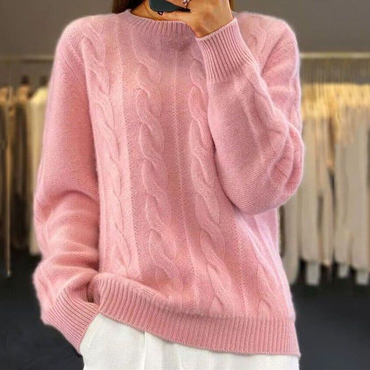Naomi Sweter Damski z Wełny – Miękki i Elegancki Sweter Premium w Nowoczesnym i Wygodnym Stylu