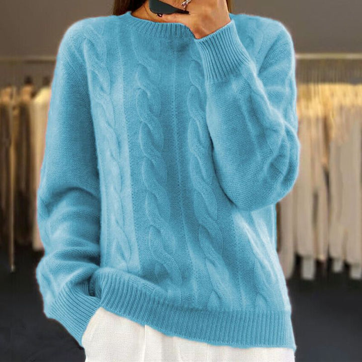 Naomi Sweter Damski z Wełny – Miękki i Elegancki Sweter Premium w Nowoczesnym i Wygodnym Stylu