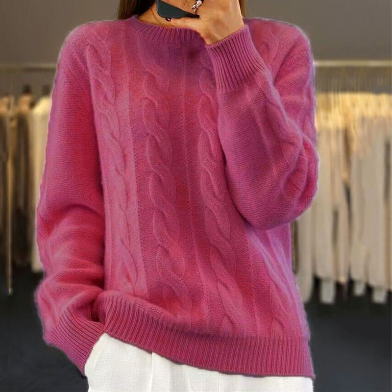 Naomi Sweter Damski z Wełny – Miękki i Elegancki Sweter Premium w Nowoczesnym i Wygodnym Stylu